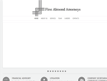 Tablet Screenshot of firstalmond.com